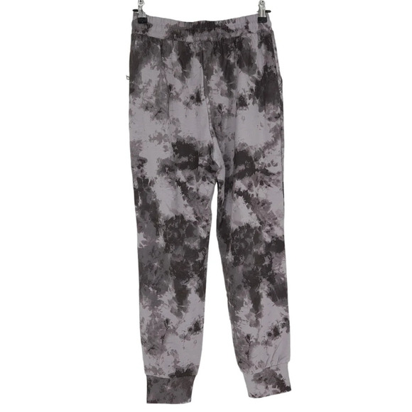 Bar III Jogger Pants Rock Wash Gray Tie Dye Pull On High Rise - Picture 4 of 9